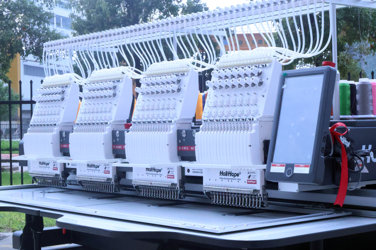 Los cuatro cabezales de la RCS-4H en operación